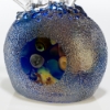 JEREMY SINKUS CREATIVE GEMSTONE ART GLASS TERMINATED CRYSTAL, QUARTZ POINT CLUSTER GEODE ON BASE. The incredible resemblance to quartz and a window into the geode world of inclusions, make this a one of a kind art object