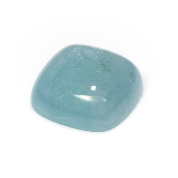 Natural 19.86 carat Aquamarine Square Cushion Cabochon Gemstone