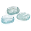 Natural Aquamarine Rose Cut Free Form Gemstone 3pc Set