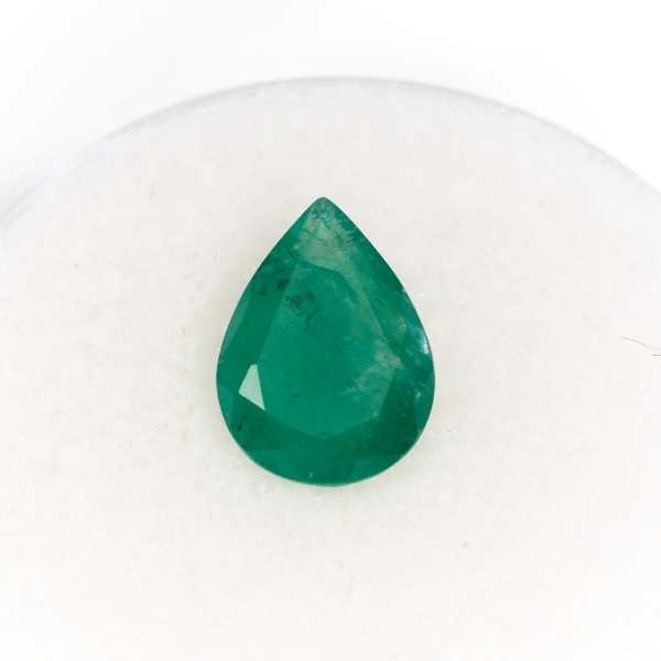 Natural Emerald Pear Shape Loose Faceted Gemstone