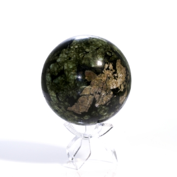 Show details for Massive Emerald Sphere 66mm 435 Grams Beautiful Emerald Sphere Carving 100% Natural 2-5/6" Diameter 435 grams