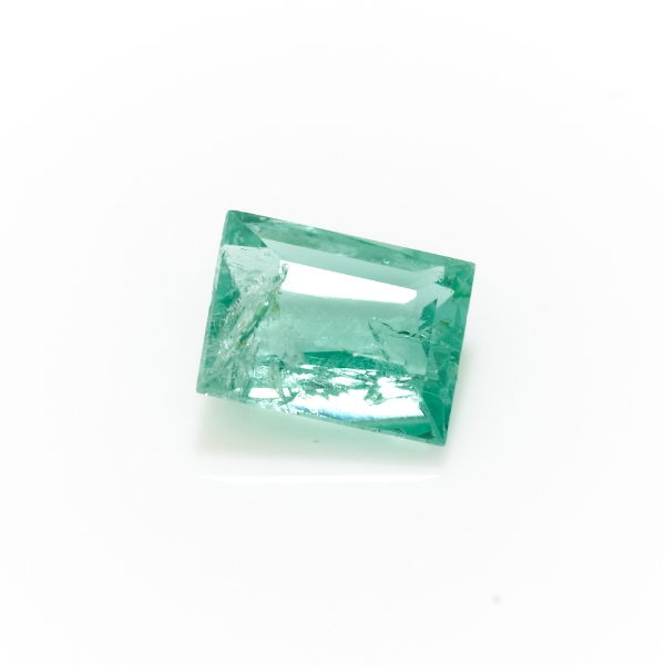 Natural Emerald Rectangular Shape Loose Gemstone .59ct.