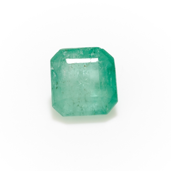 Natural Emerald Square Octagonal Loose Faceted Gemstone 1.31 Carats