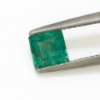 Natural Emerald Square Shape Loose Faceted Gemstone 0.87 Carats