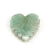 Natural Green Beryl Heart Shape Artisan Carved Gemstone 14.20 Carats