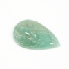 Natural Green Beryl Pear Shape Artisan Carved Gemstone 6.51 Carats