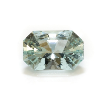 Show details for Aquamarine Emerald Brilliant Cut Natural Untreated Natural Beryl Aquamarine 3.35 Carat Modified Emerald Brilliant Gemstone