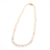 Aquamarine, Rose Quartz & Pearl Strand Necklace Perhaps the best loved gems of all time.