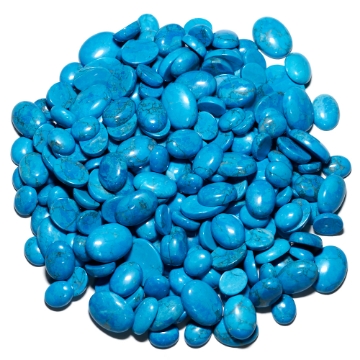 Show details for Howlite Dyed 224pc Oval Cabochon Lot 2651.78ctw G1067469P Howlite Dyed 224pc Oval Cabochon Lot 2651.78ctw G1067469P